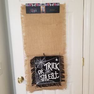 Cynthia Rowley Trick or Treat Jute Runner 14"x72" NEW IN PACKAGING